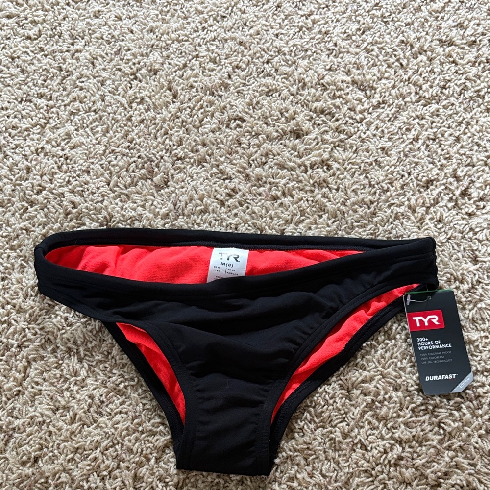 NWT TYR Women's Black Bikini Bottom